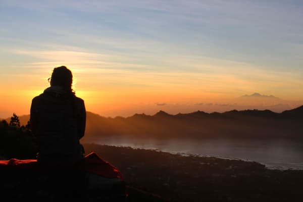 Amanecer en el Monte Batur