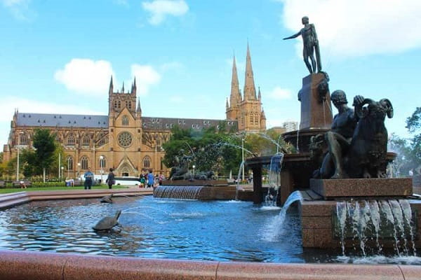 La fuente de Apolo en Sidney