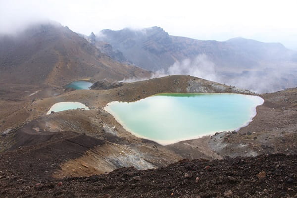 Los Lagos Esmeralda Tongariro National Park