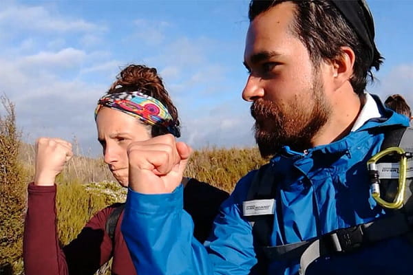 Treking previo al Ngauruhoe