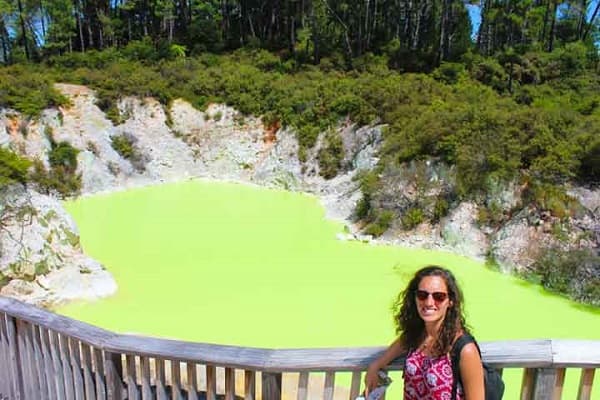 Una de las piscinas 'radioactivas' de Wai-O-Tapu