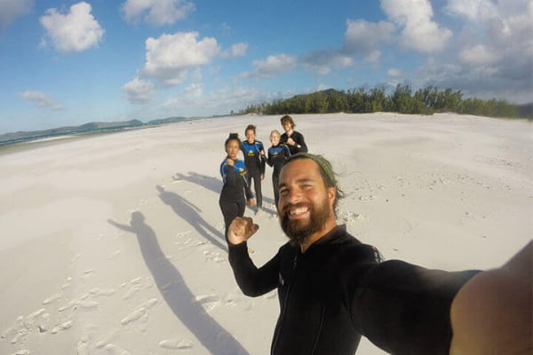 Solos en la Whitehaven Beach